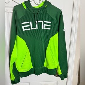 Nike Green Elite Hoodie mens small hoodie sweatshirts